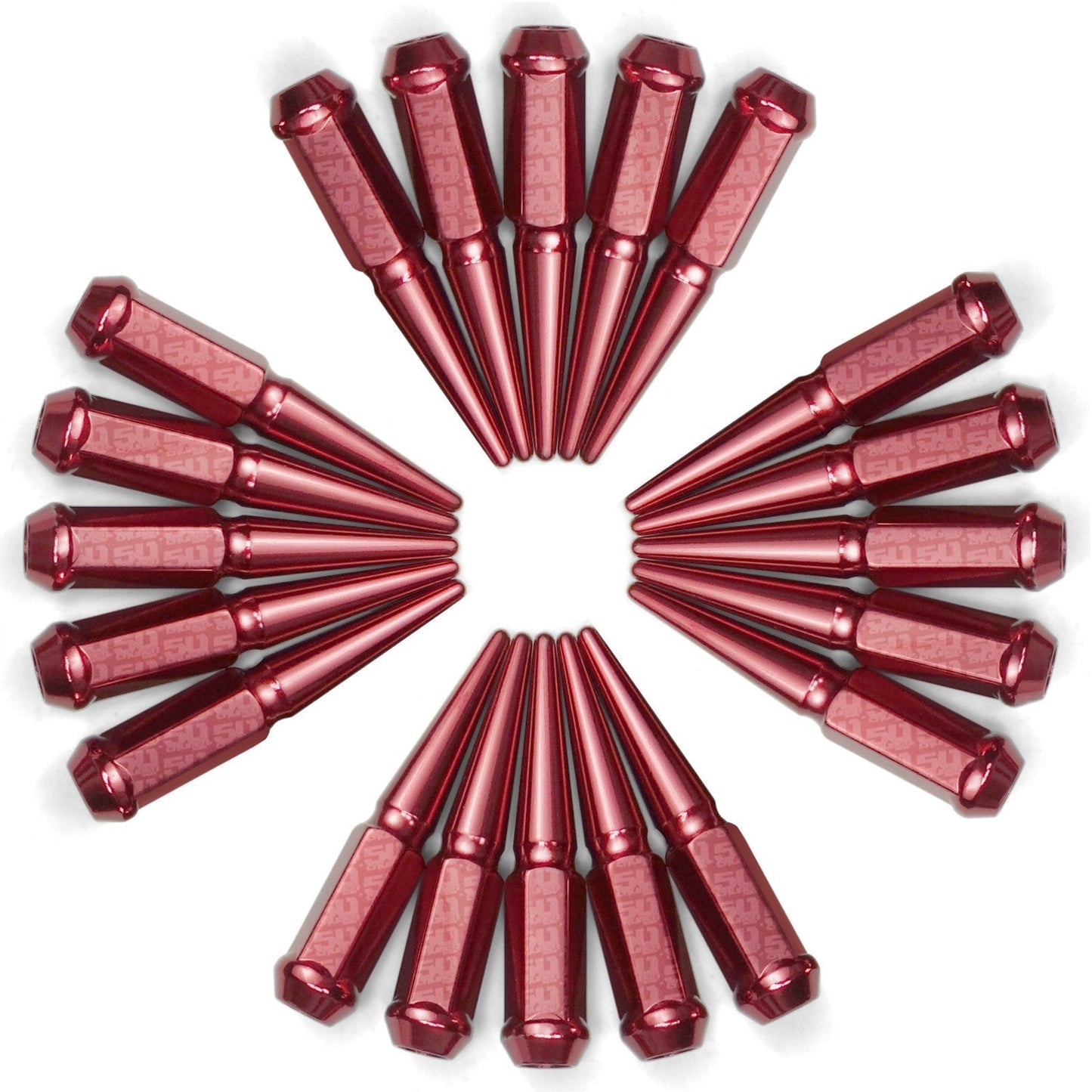 1/2 Inch Extended Spike Lug Nuts - 60 Degree Taper Seat