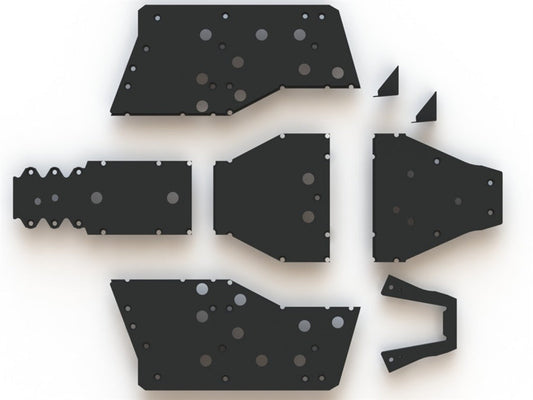 Trail Armor Polaris Ranger XP 900, Ranger XP 1000, and Ranger Full Size XP 570 Full Skids with Sliders