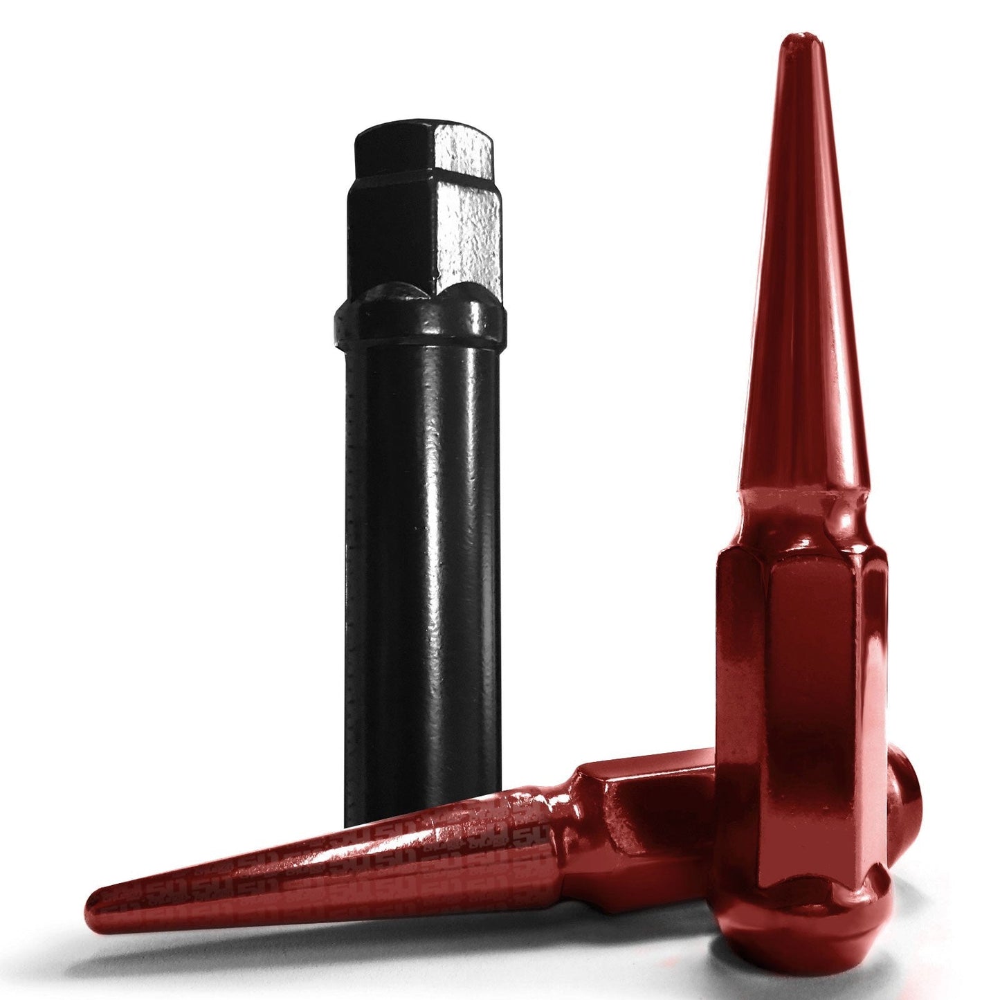 10x1.25mm Extended Spike Lug Nuts - 60 Degree Taper Seat