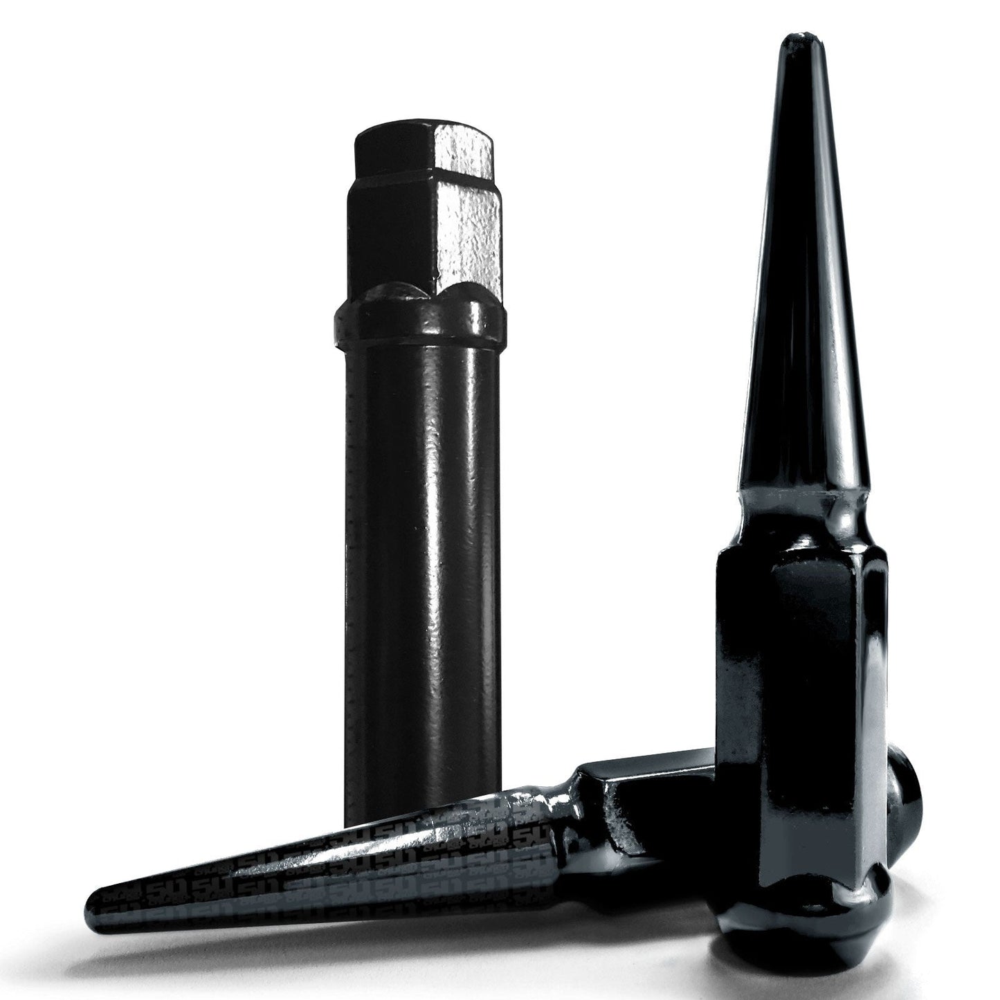 10x1.25mm Extended Spike Lug Nuts - 60 Degree Taper Seat