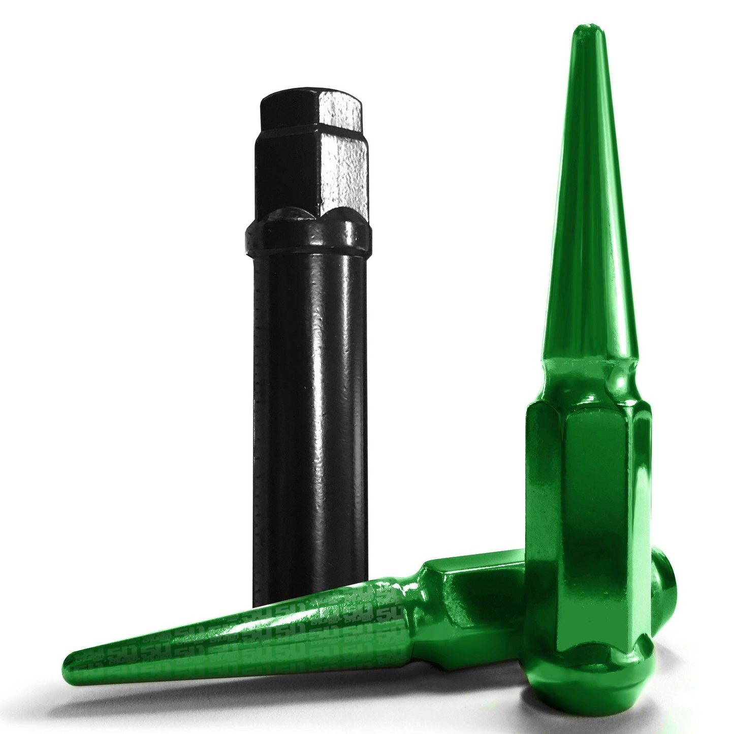 10x1.25mm Extended Spike Lug Nuts - 60 Degree Taper Seat