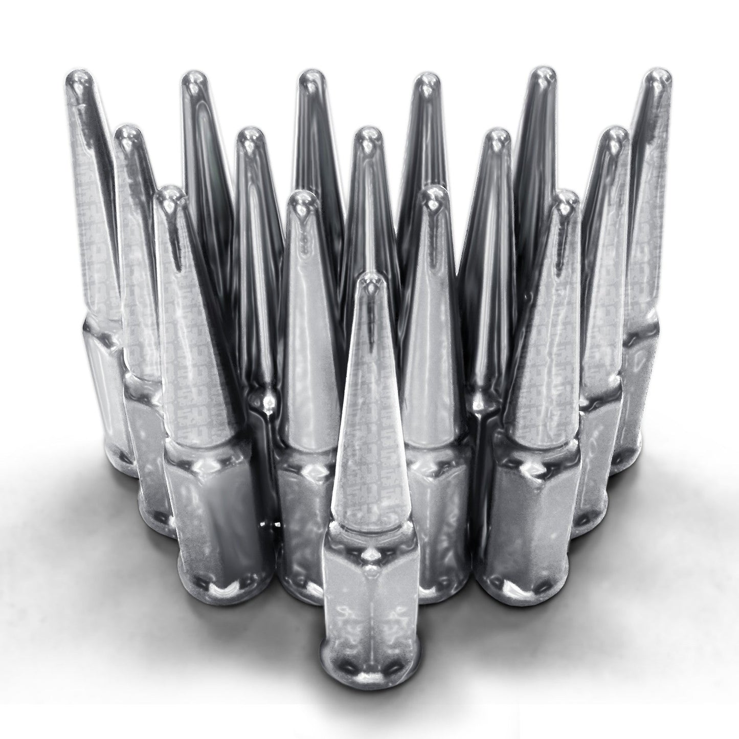 10x1.25mm Extended Spike Lug Nuts - 60 Degree Taper Seat