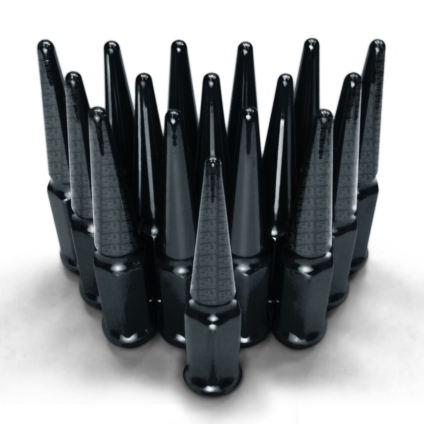 3/8-24 Extended Spike Lug Nuts - 60 Degree Taper Seat