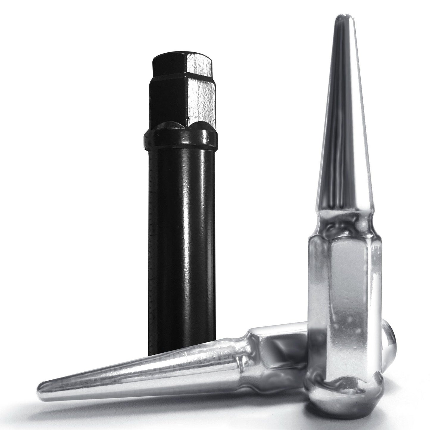 3/8-24 Extended Spike Lug Nuts - 60 Degree Taper Seat