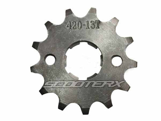 Sprocket 420 13 tooth 17mm