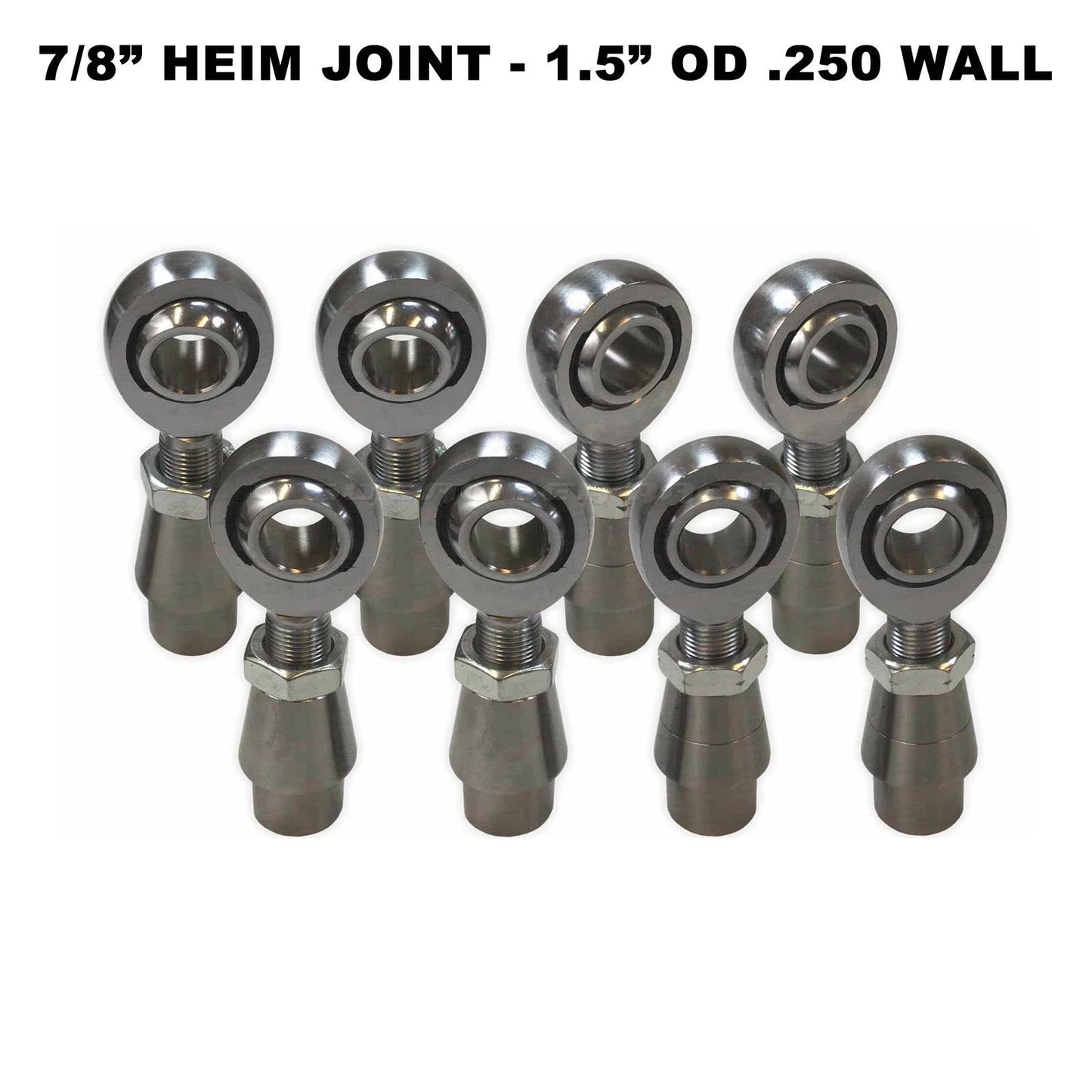 4 Link Rod End Kit -  7/8" Chromoly Heim - 1.5" OD Tubing