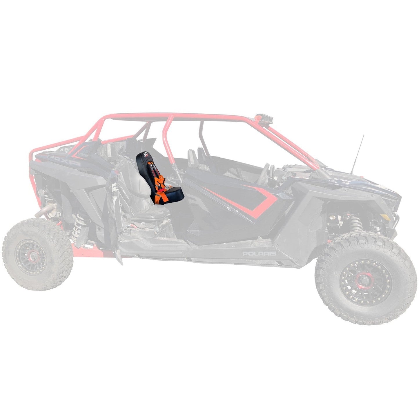 RZR PRO XP 4 Rear Bump Seat & Safety Harness