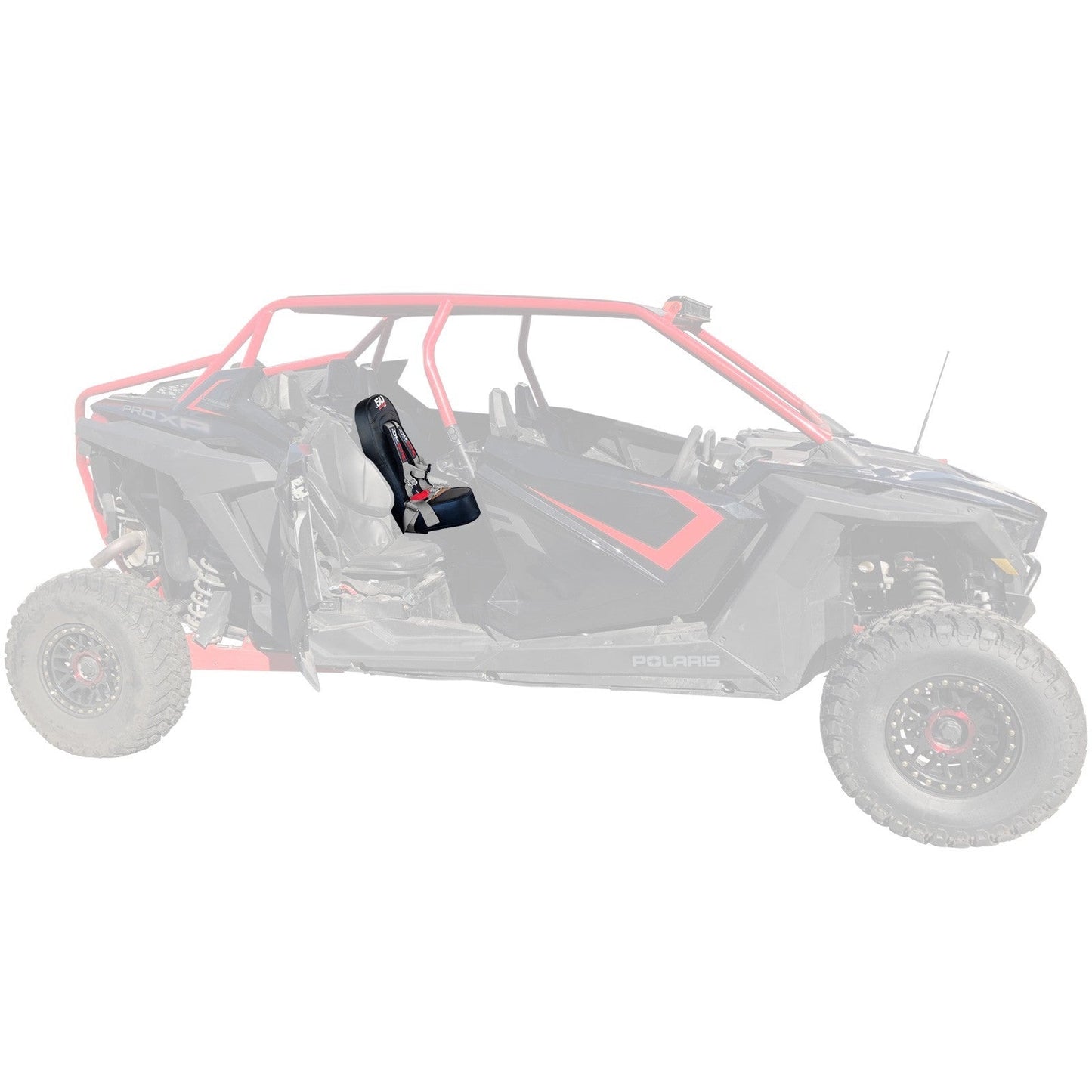 RZR PRO XP 4 Rear Bump Seat & Safety Harness