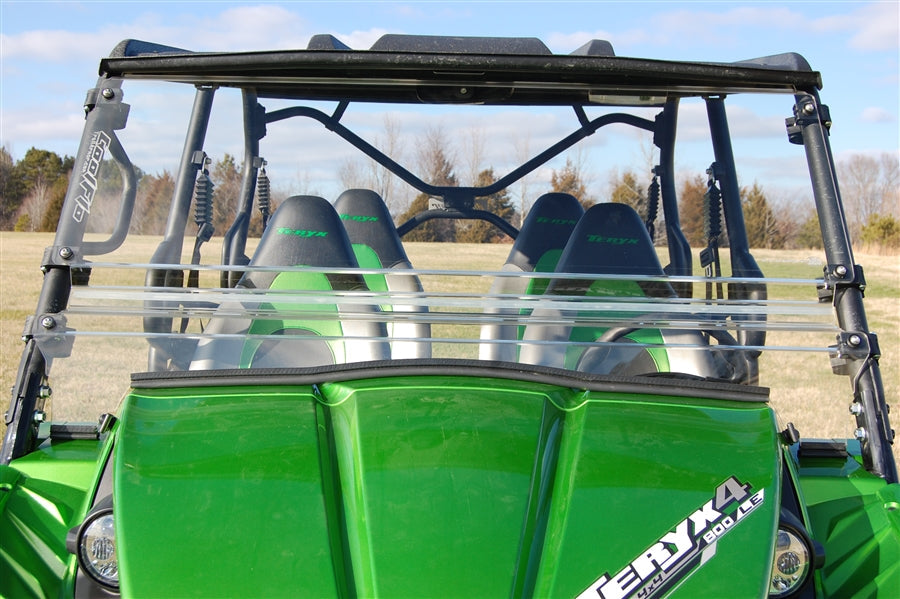Trail Armor Kawasaki 2012 - 2020 TERYX4 LE, TERYX4 Camo, TERYX4, 2014 - 2020 TERYX, TERYX LE, TERYX Camo CoolFlo Windshield with Fast Clamps