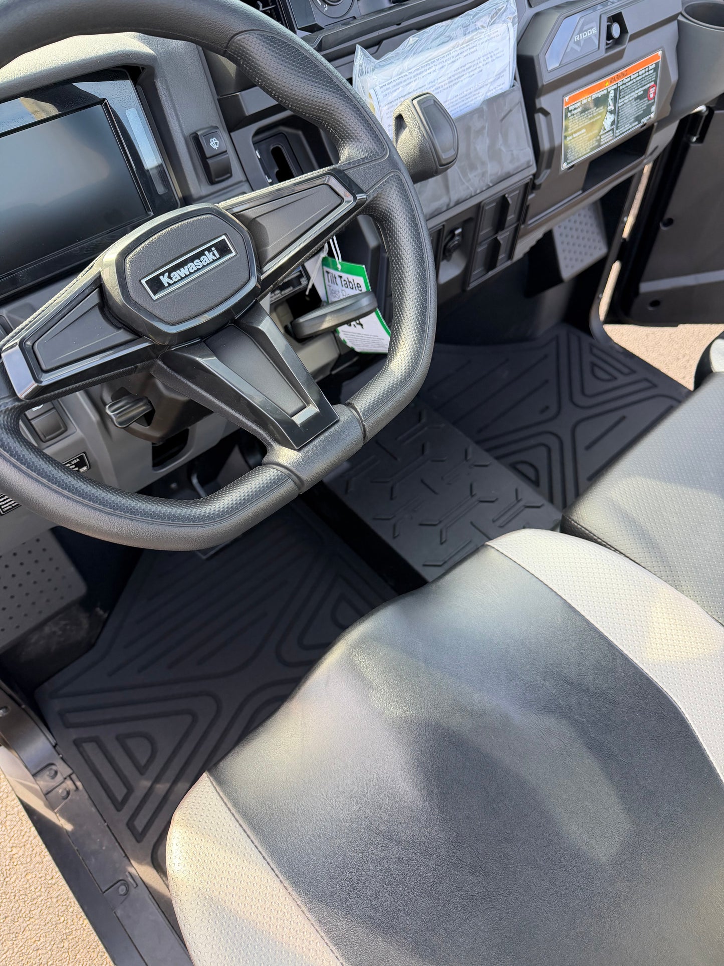 Kawasaki RiDGE HD 9mm Rubber Mats (2024 - current)