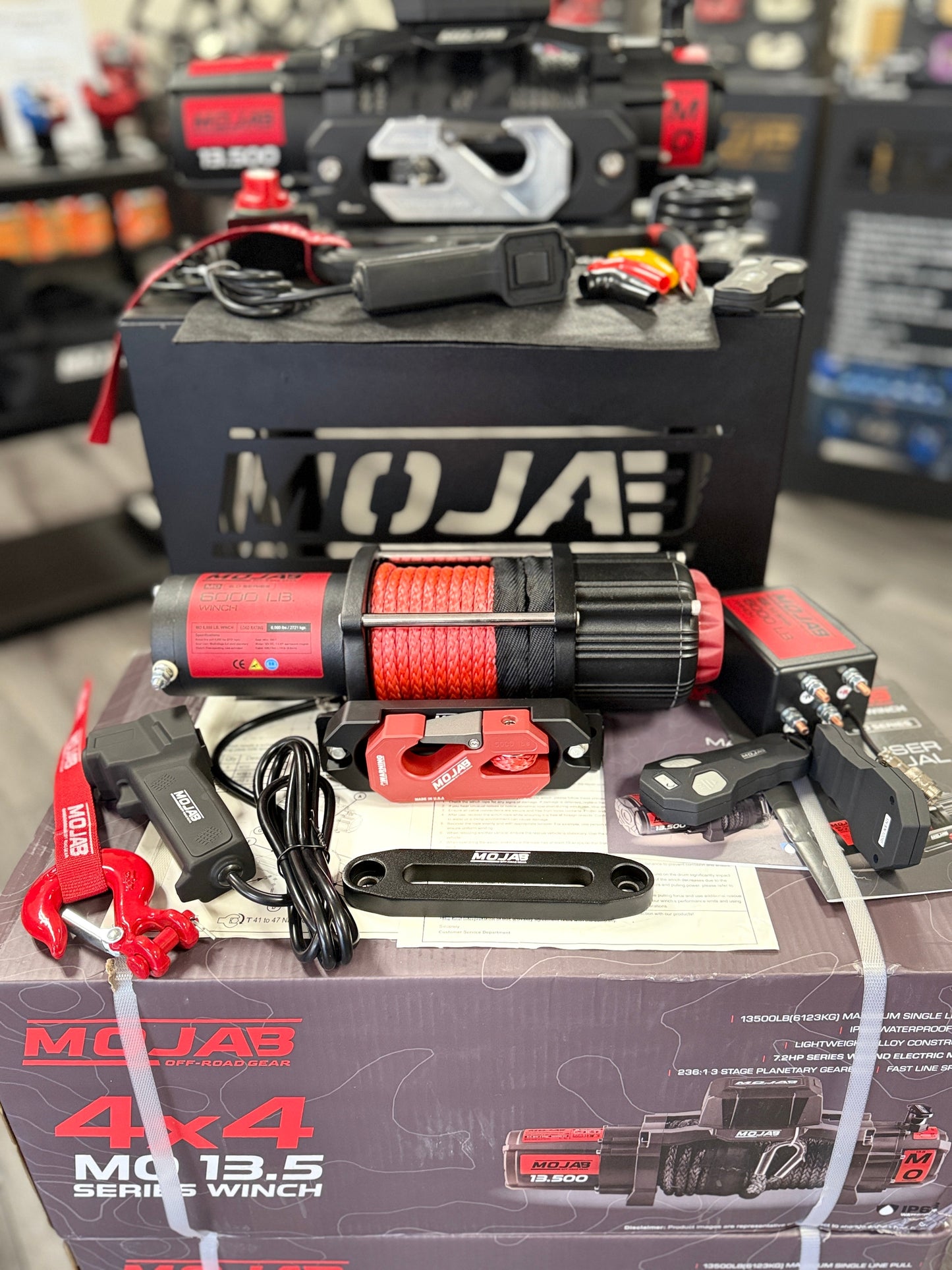 MOJAB MO6.0 Series 6,000 lbs Electric Winch