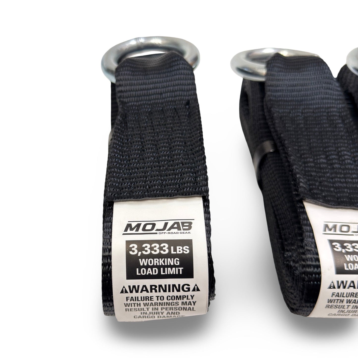 MOJAB LassoLock Heavy-Duty Tire Tie Down Kit – 2” × 12’ (Set of 4)