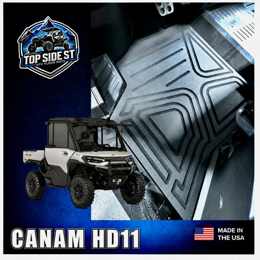 CAN-AM Defender HD11 HD 9mm Rubber Mats (2026 - current)