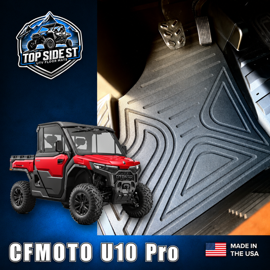 CFMOTO U10 PRO & XL Highland HD 9mm Rubber Mats (2025 - current)