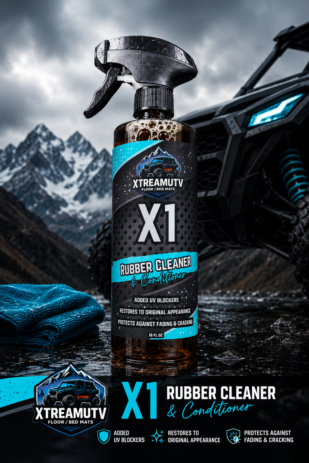 X1 Xtream Mat Cleaner & Conditioner