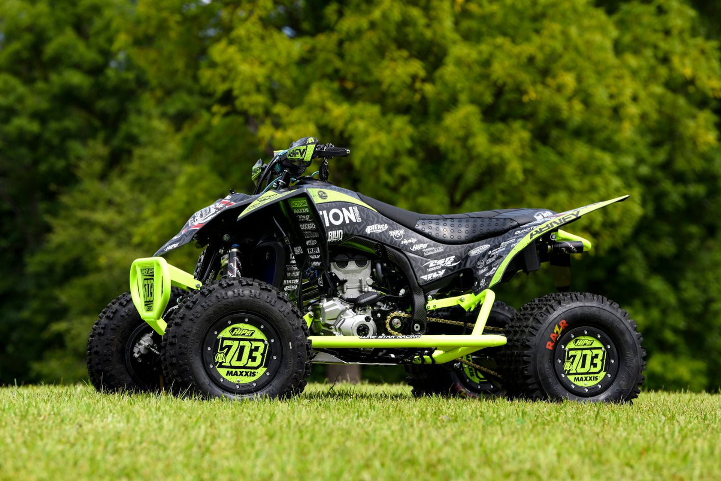 Yamaha YFZ450R/YFZ450X DC-PRO GEN III Nerf Bars W/Built in Heel Guards