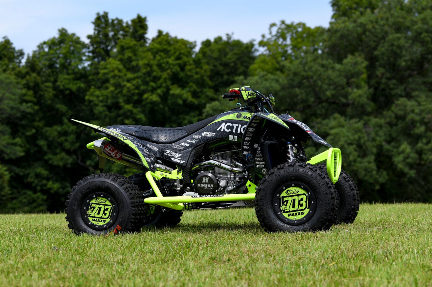 Yamaha YFZ450R/YFZ450X DC-PRO GEN III Nerf Bars W/Built in Heel Guards