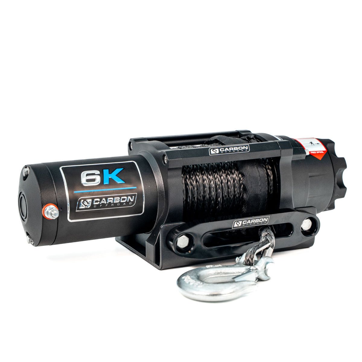 Carbon Offroad 6000lb ATV - Small 4X4 Winch