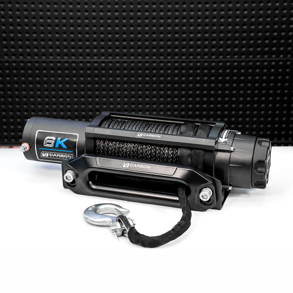 Carbon Offroad Long Drum 6000lb ATV - Small 4X4 Winch
