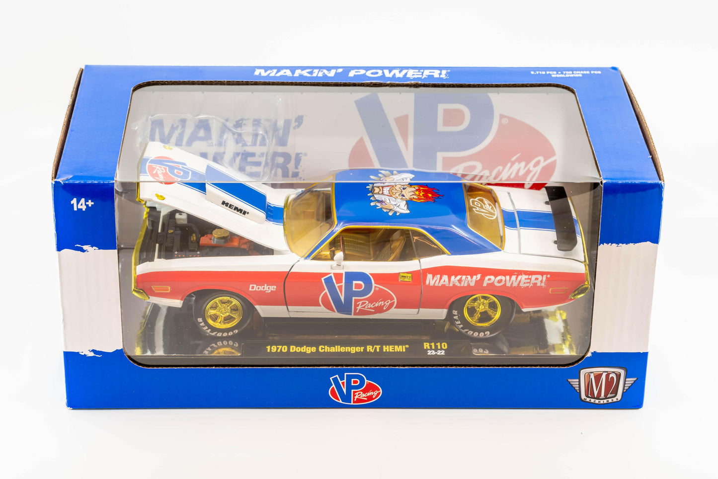 VP Racing 1970 Dodge Challenger Diecast— R/T HEMI 1:24 Scale