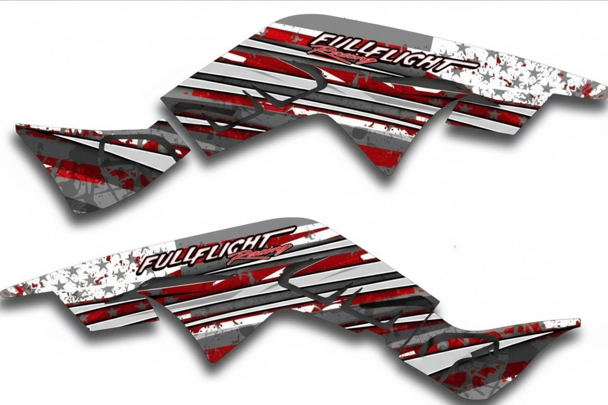 Fullflight racing custom trx250r graphics