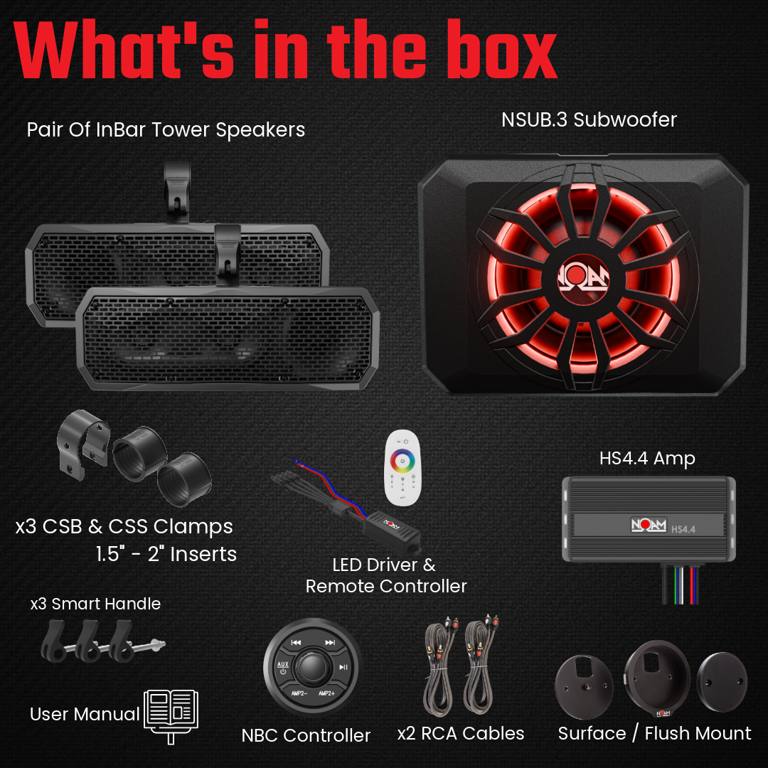 InBar-S B - Kit | UTV Mounts