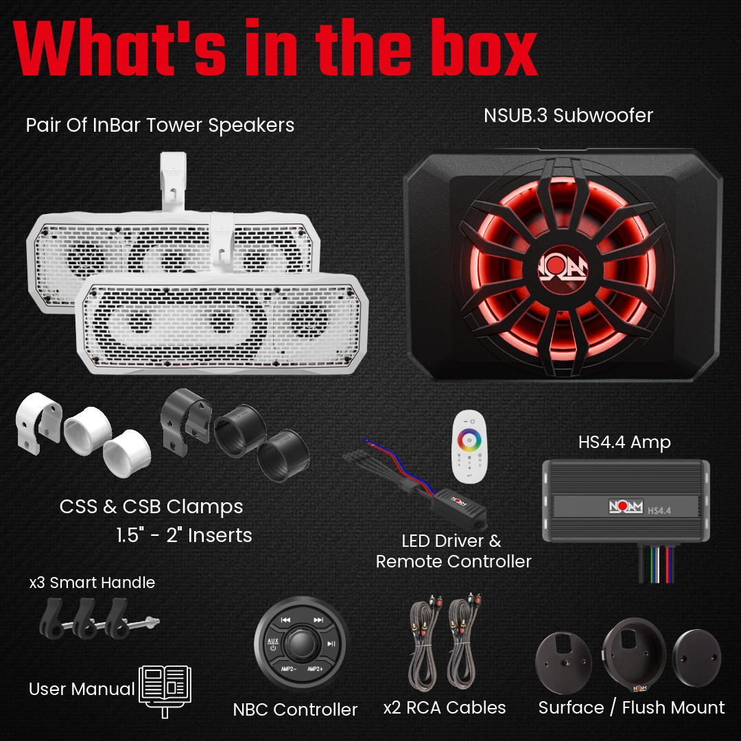 InBar-S W - Kit | UTV Mounts
