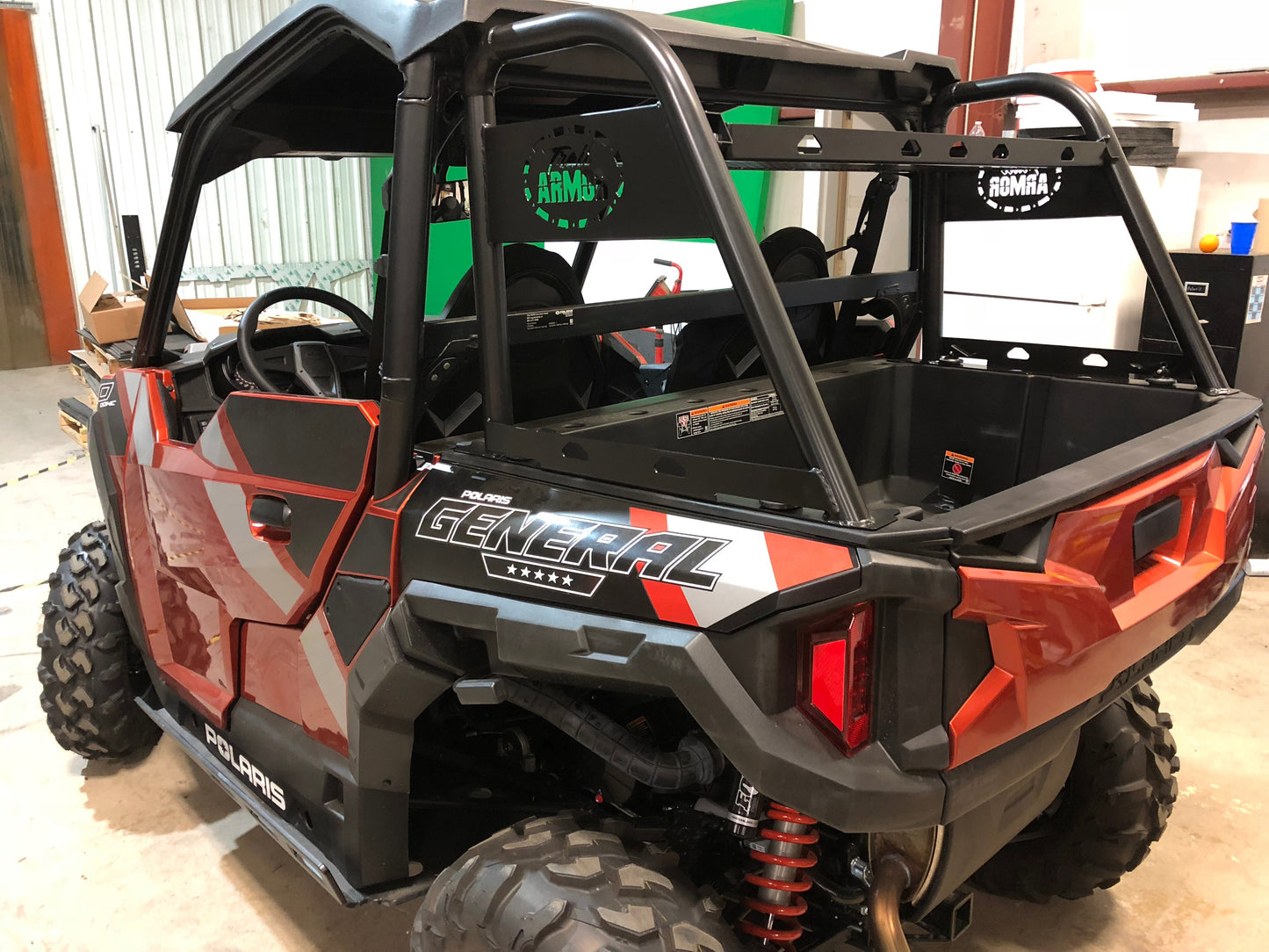 Trail Armor Rear Rack for the 2016 - 2025 Polaris General 1000, General 4 1000, General XP 1000 and General 4 XP 1000