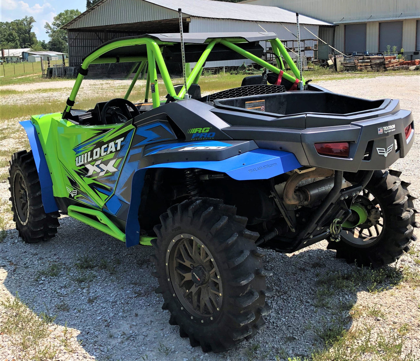 Trail Armor Textron Wildcat XX and Tracker XTR 1000 Mud Flap Fender Extensions  2018 - 2021