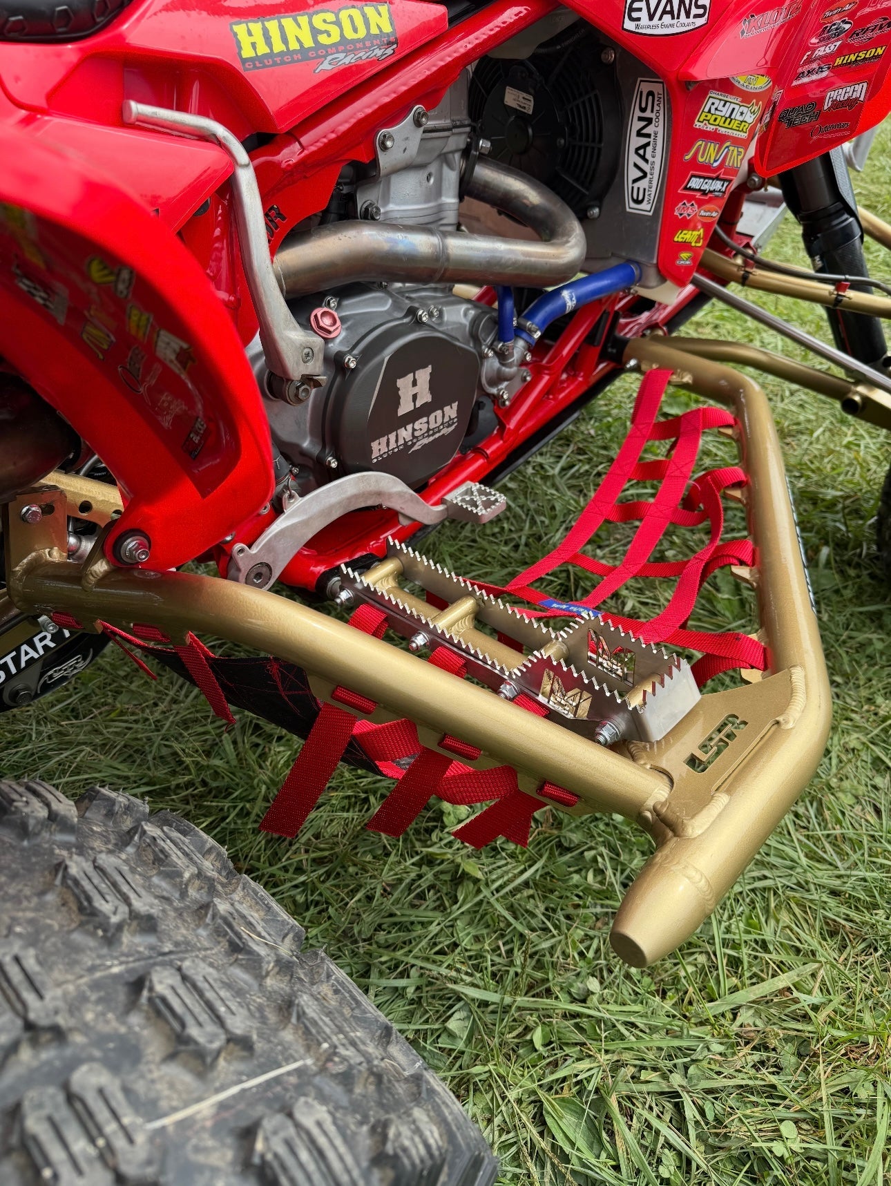 Honda TRX450R DC-PRO GEN III Nerf Bars W/Built in Heel Guards