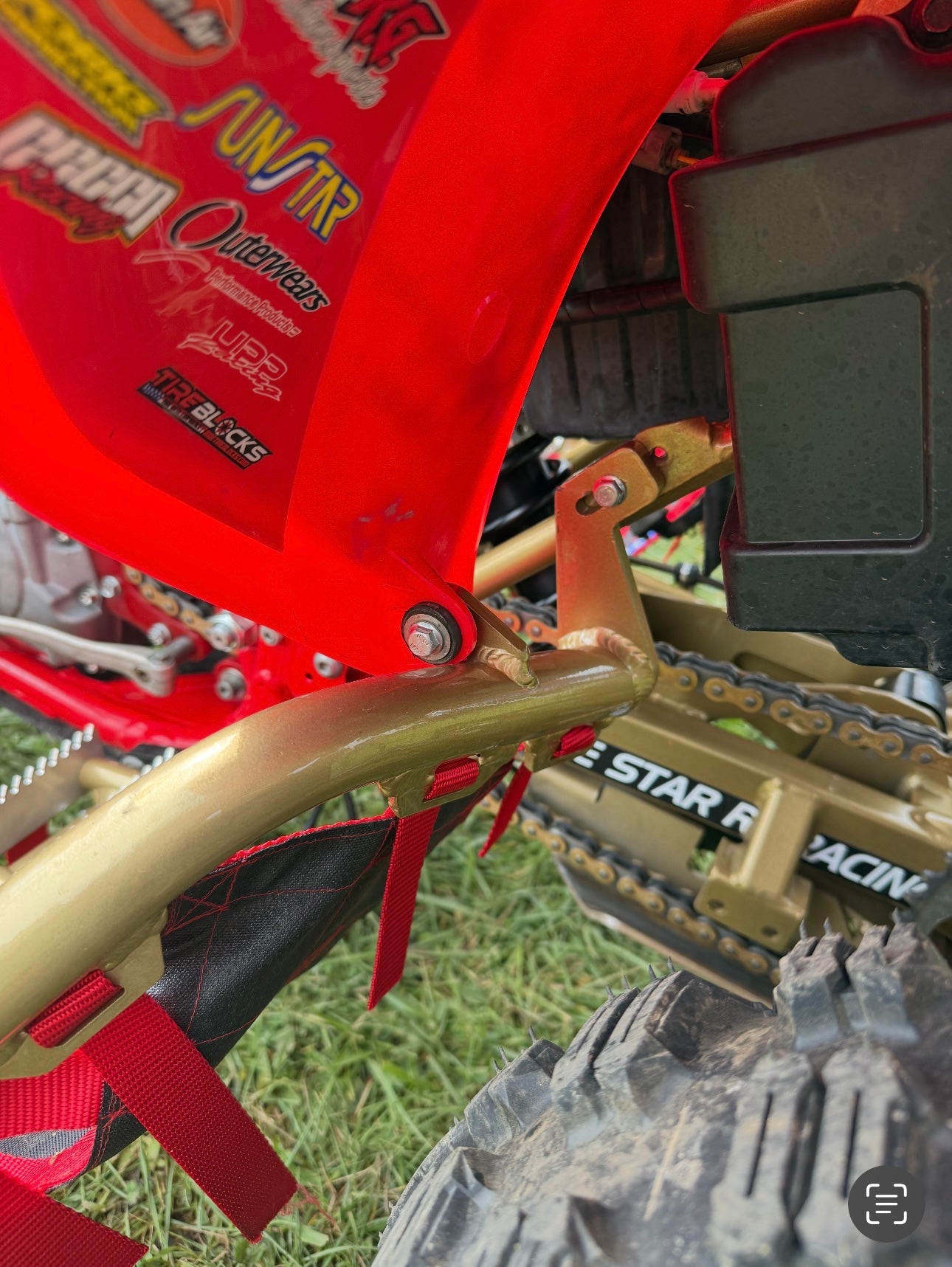 Honda TRX450R DC-PRO GEN III Nerf Bars W/Built in Heel Guards