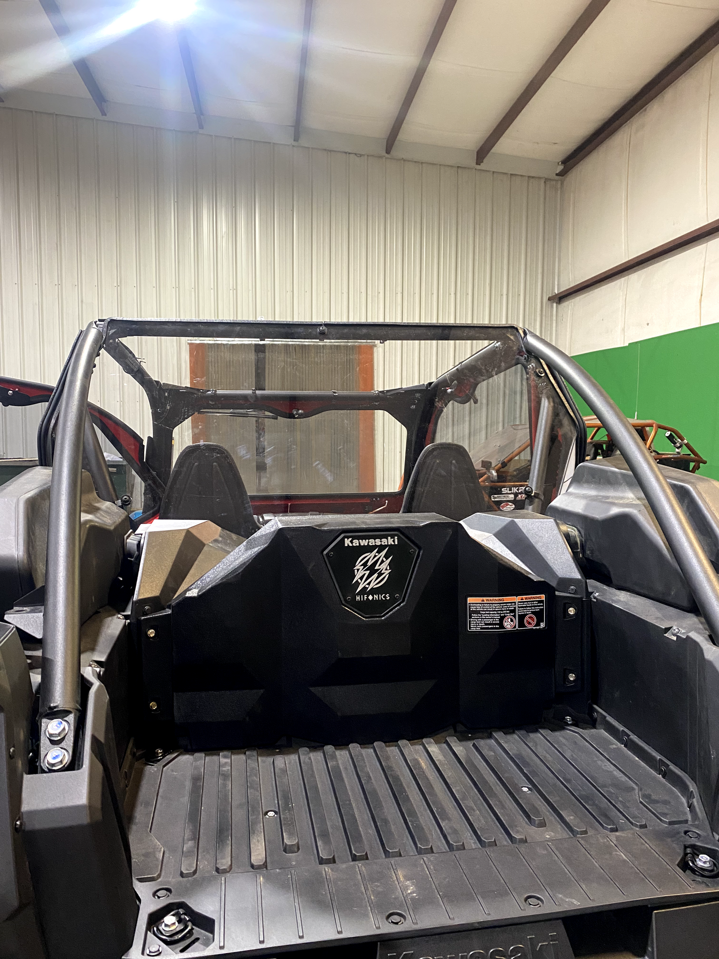 Trail Armor Kawasaki KRX 1000 (Special, Trail, eS, Blackout, Rock Editions) Rear Window Dust Shield Kit  2020 - 2026