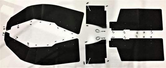 Trail Armor Polaris General XP 1000 and General XP 4 1000 Mud Flap Fender Extensions 2020 - 2025