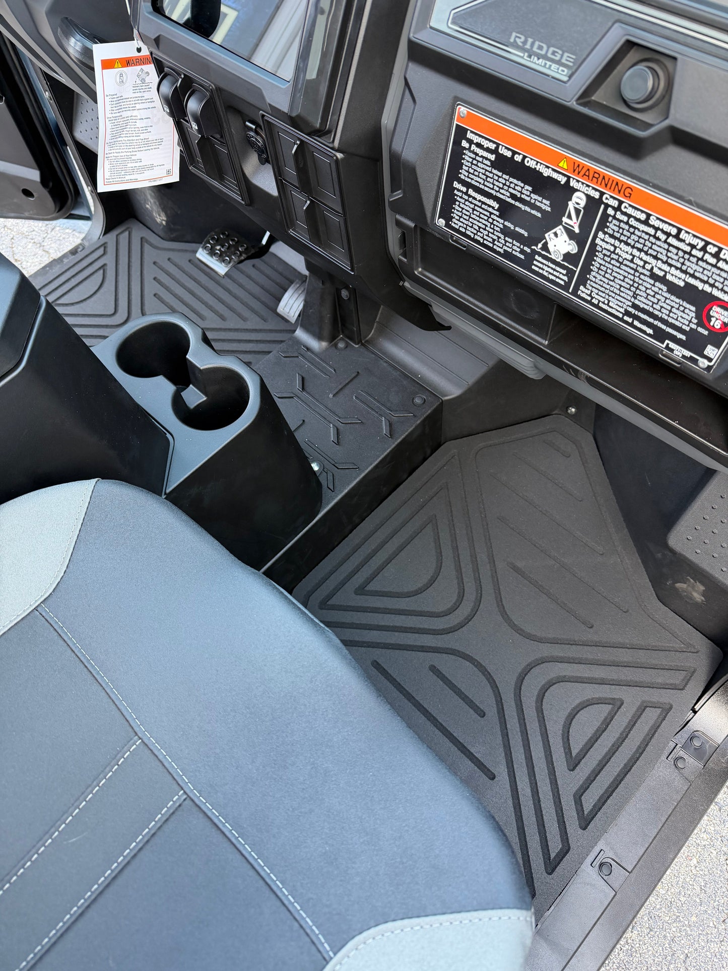 Kawasaki RiDGE HD 9mm Rubber Mats (2024 - current)