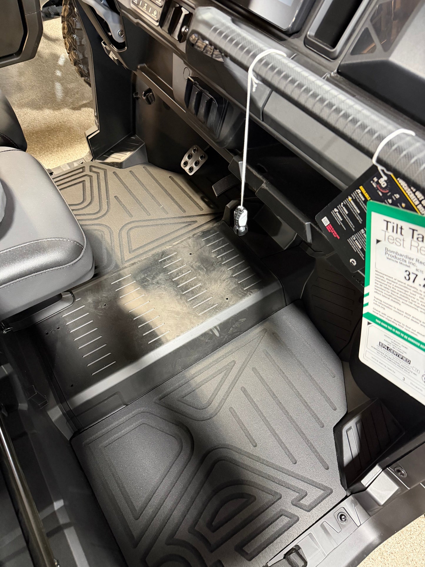 CAN-AM Defender HD10 HD 9mm Rubber Mats (2016 - current)