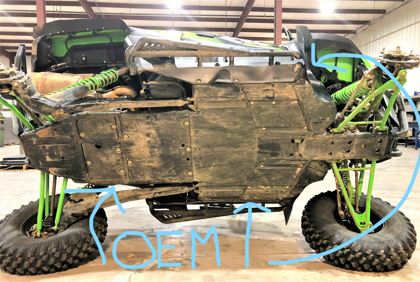 Trail Armor Kawasaki KRX 1000 (all editions) Full Skids with Integrated Slider Nerfs 2020 - 2026