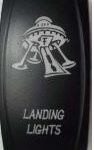 D2D LED Rocker Switch – Laser Etched, Waterproof
