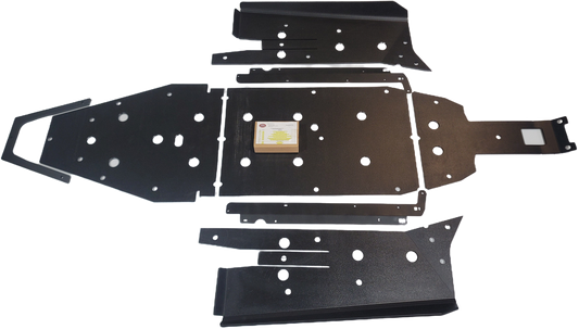 Trail Armor Polaris RZR XP PRO Full Skids with Integrated Sliders or Trimmed for Extreme Kick Out Nerf Sliders 2020 - 2025