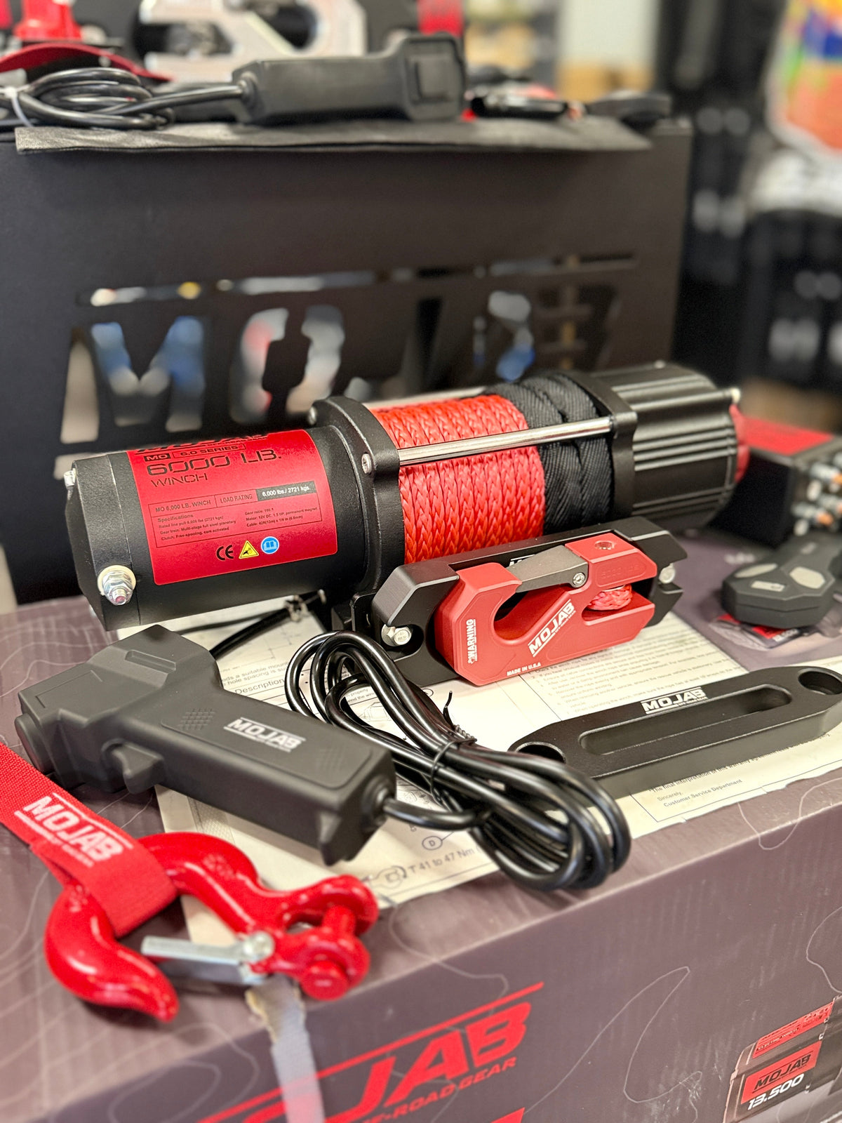 MOJAB MO6.0 Series 6,000 lbs Electric Winch