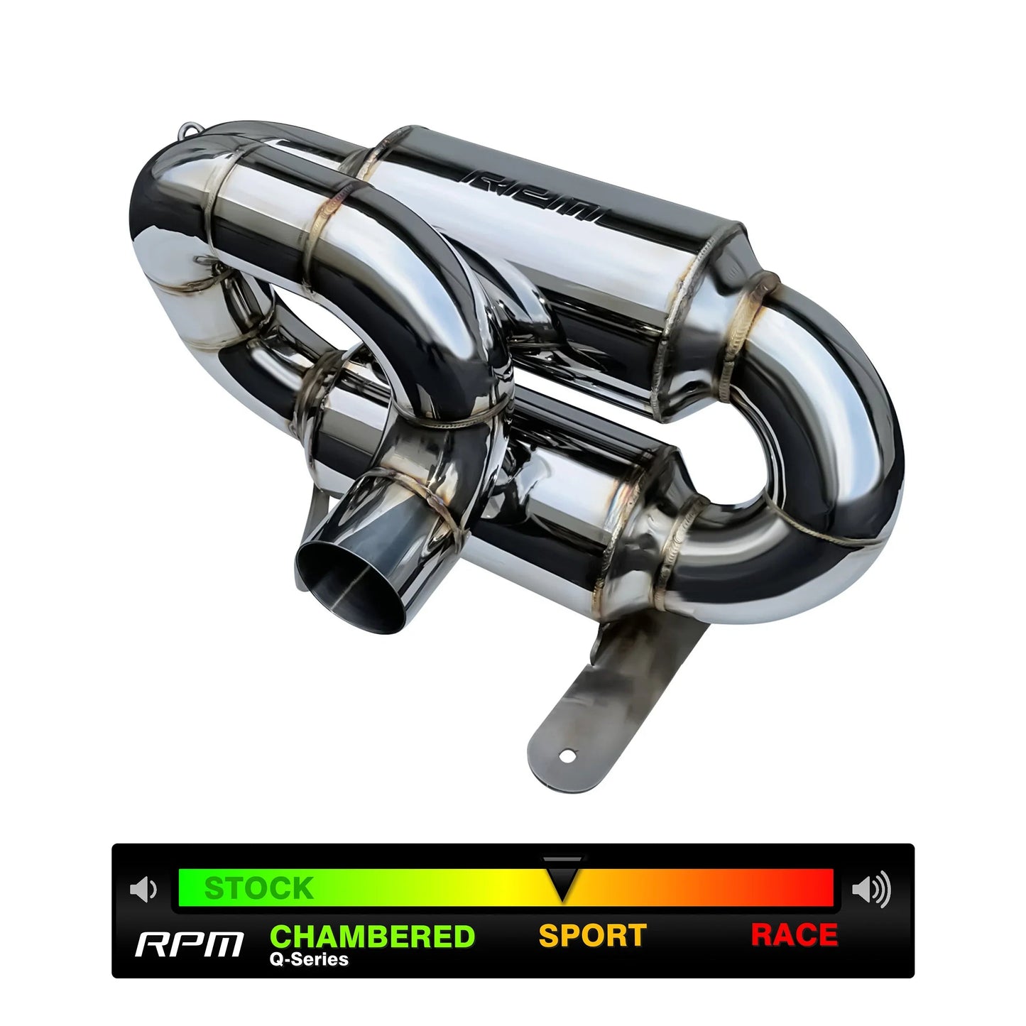 RPM Can-Am Maverick R 3" Sport Muffler - Slip On Sport Exhaust
