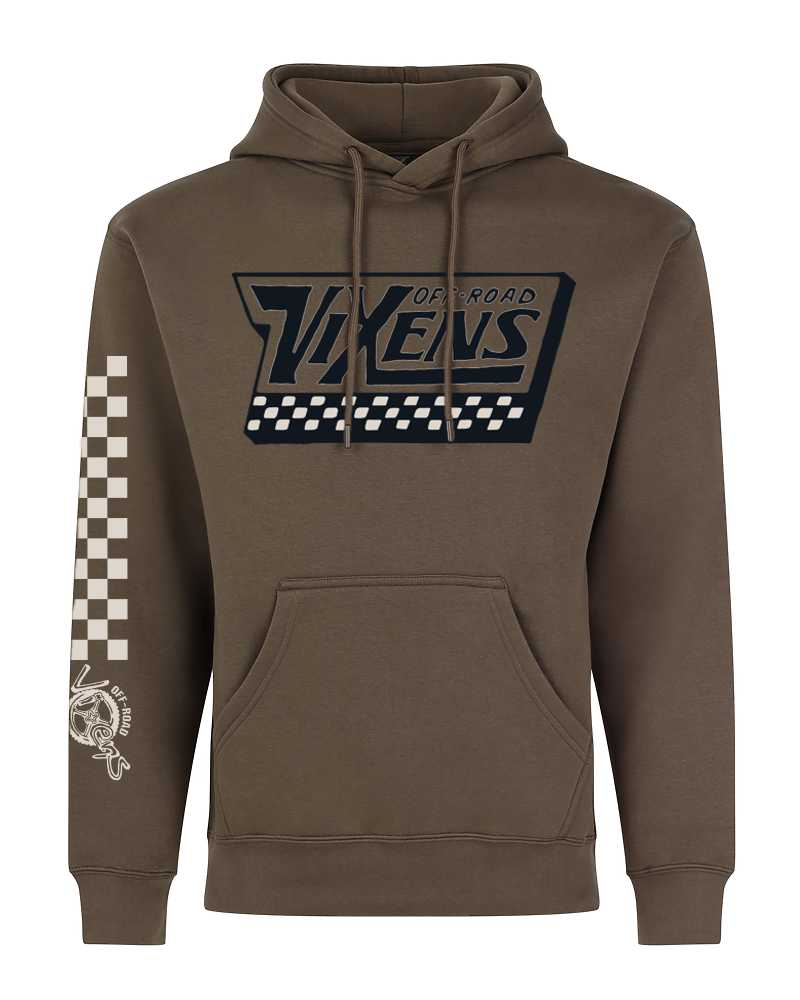 Off the Wall Heavy Weight Hoodie - Brown