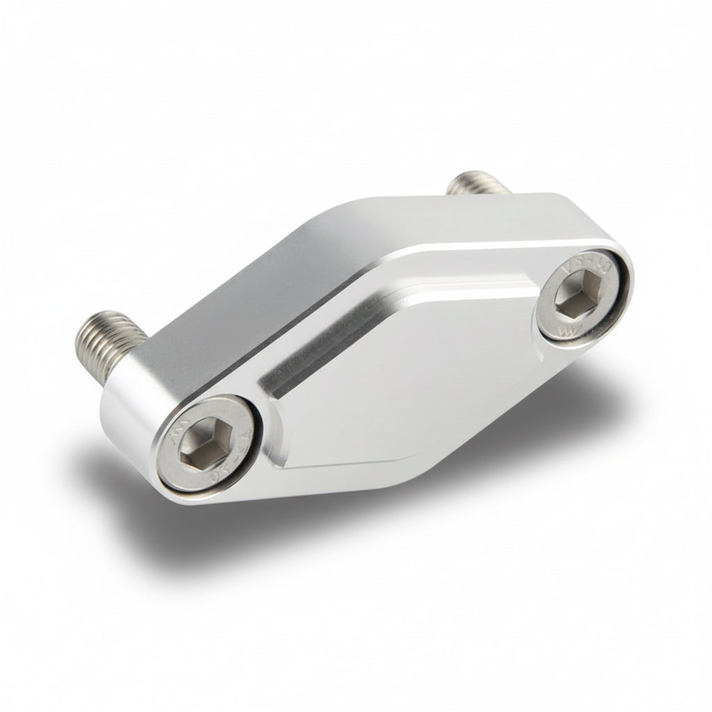 Parking brake block off plate ATV