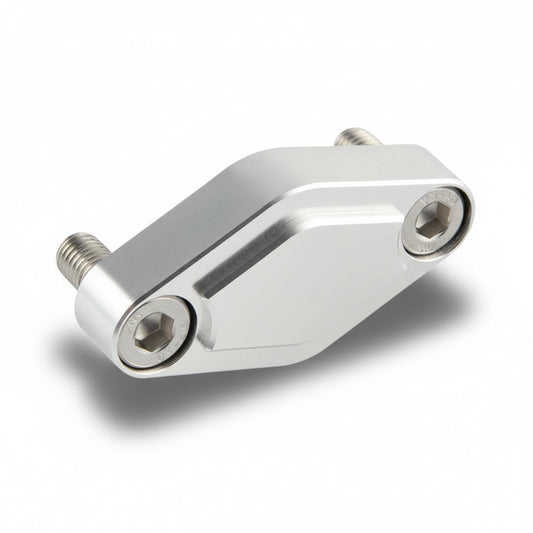 Parking brake block off plate ATV