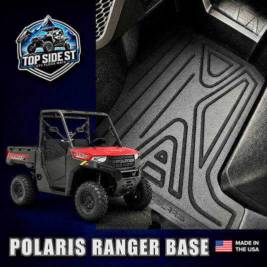 Polaris Ranger 1000 Non XP HD 9mm Rubber Mats (2025 to current)