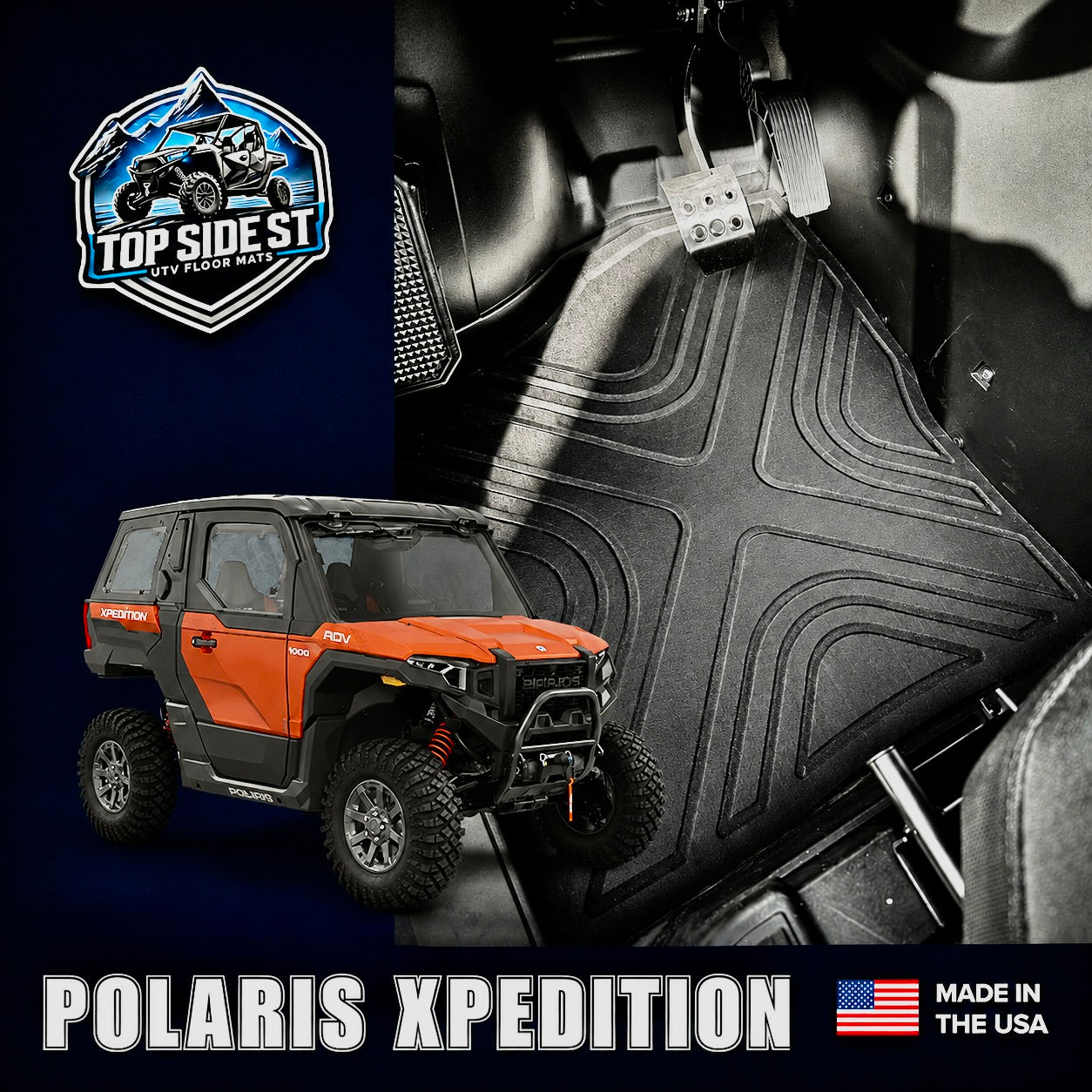 Polaris XPEDITION XP / XP5 / ADV HD 9mm Rubber Mats (2023 - Current)