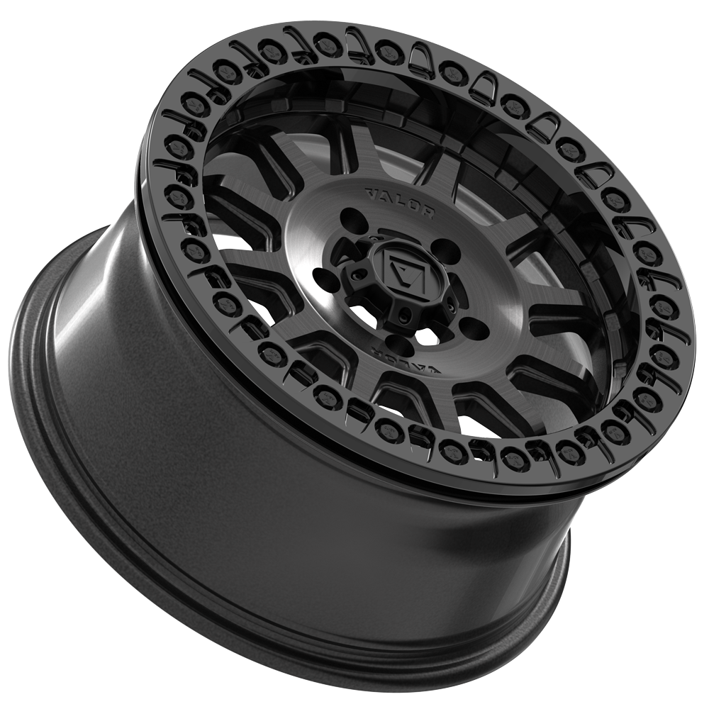 V09 BEADLOCK 15X7 +40 4X137 BRUSHED CHARCOAL