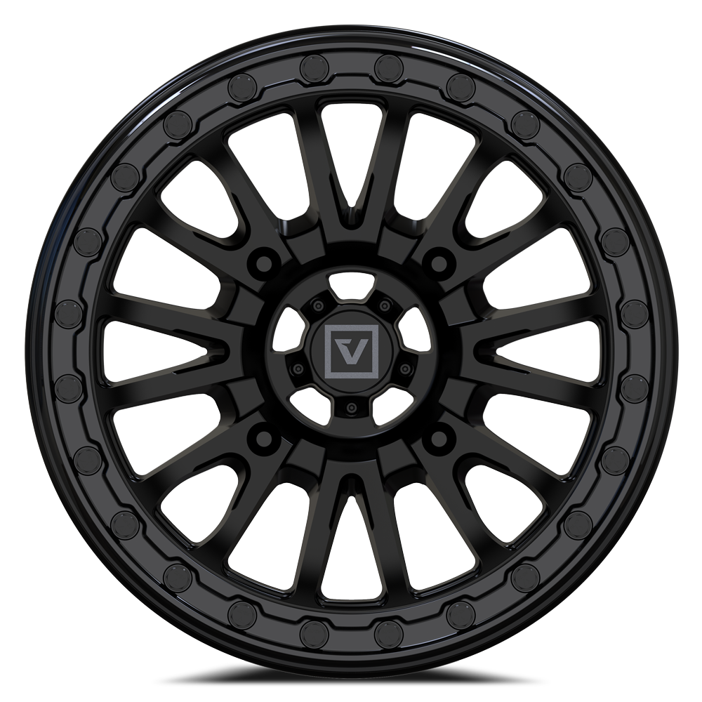 V16 BEADLOCK 15X8 -12MM 4X156 SATIN BLACK