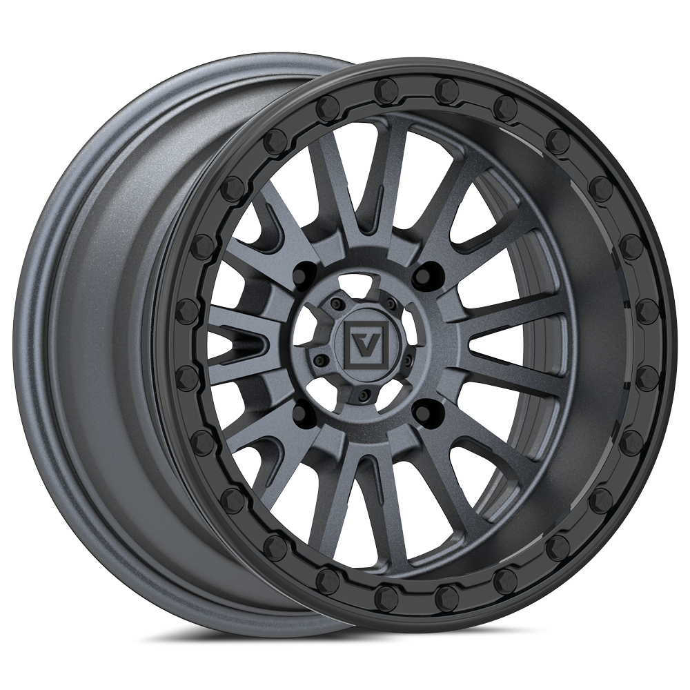 V16 BEADLOCK 15X8 -12MM 4X137 SATIN GUNMETAL