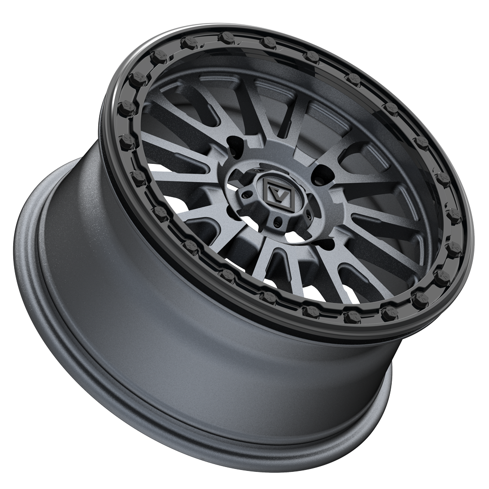 V16 BEADLOCK 15X7 +35MM 4X137 SATIN GUNMETAL