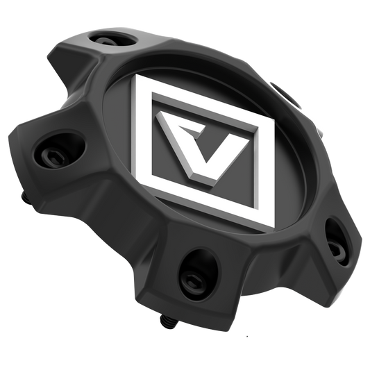 VCAP2 SATIN BLACK SW LOGO - BILLET